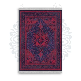 *جدید* فرشینه از جنس پارچه شانل مخمل ترک طرح فانتزی برند دفه کد 790