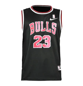 ست رکابی و شلوارک بسکتبالی مردانه شیکاگو بولز مدل Dri Fit-9996 مشکی