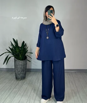 ست مانتو و شلوار پارنا 2