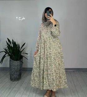 پیراهن طرحدار مزونی 60