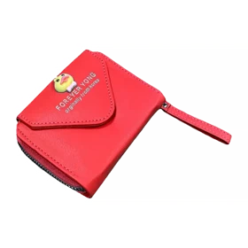 کیف پول و جا کارتی طرح جوجه اردک مدل MSN256-37 (قرمز)