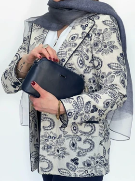 مانتو خامه دوزی شقایق