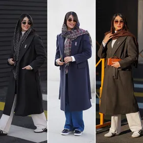 پالتو فوتر بلند زنانه مدل لارنس
