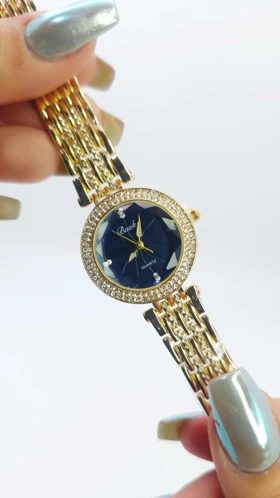 ساعت مچی زنانه باوک Baoke نگین‌دار با موتور کوارتز