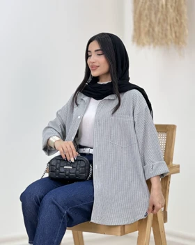 شومیز راه راه آتنا(1)ک:5068