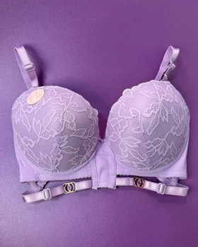 سوتین زنانه فنر دار گیپور سگک دار