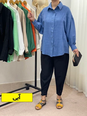 شومیز مانتویی لینن