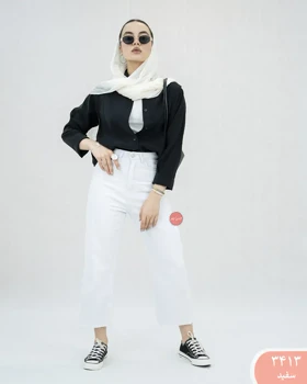 شلوار جین وایددمپاکات 3413