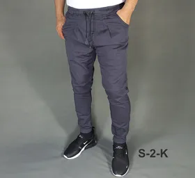 شلوار اسلش کتان مردانه نوک مدادی S-2-K