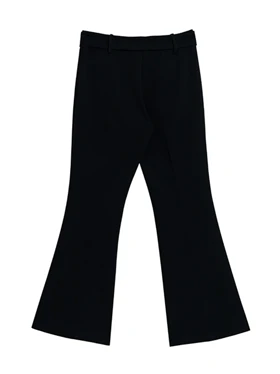 شلوار زنانه کرپ دمپا گشاد کلاسیک دارای کمربند 10104