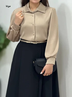 شومیز ساتن ابریشم جولیا