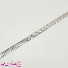 زنجیر هرینگبون تخت سیلور ضخامت 6 میل