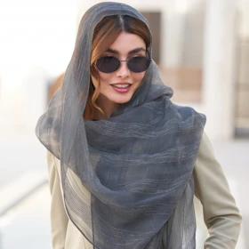 شال ویسکوز راه راه 20682