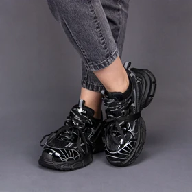 کفش کتانی زنانه بالنسیاگا مدل Balenciaga 3xl مشکی