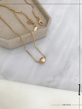 گردنبند زنانه تک گوی