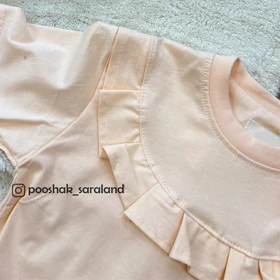 تیشرت بچگانه دخترانه گل‌دار 1 تا 4 سال