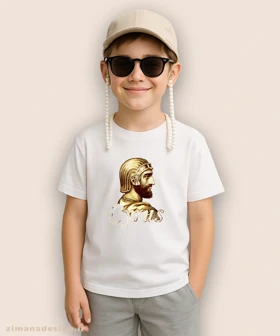 تیشرت بچگانه اصیل ایرانی طرح کوروش بزرگ کد 999
