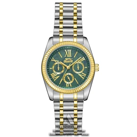 ساعت اسلازنجر صفحه سبز Slazenger SL.09.2343.4.06