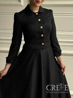 کت دامن کتان لمه شیرین