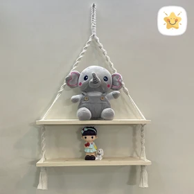 دیوار کوب مکرومه اتاق کودک 2 طبقه کد 01