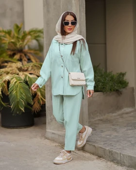 شومیز شلوار بغل هلال کد 804