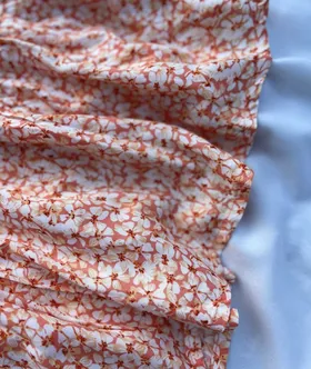 پیراهن نخی گل‌دار🍊🌸