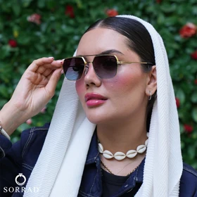 عینک زنانه دیور | فریم فلزی عدسی پلی کربنات