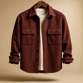 کت فوتر کوبیده زرشکی اناری بسیار خاص گرماژ بالا قواره لش باکسی