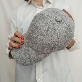 کلاه کپ طوسی مدل تدی