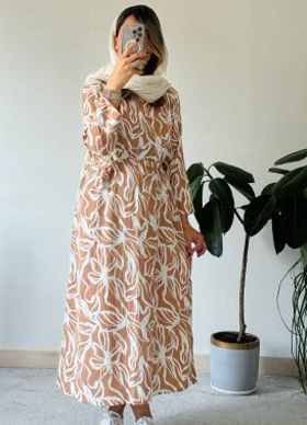 پیراهن مانتویی ماکسی افروز