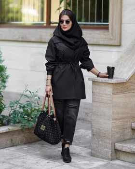 مانتو دانشجویی مدل پامچال کد 2048
