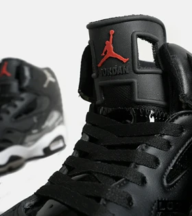 کفش کتانی ساق‌دار مردانه مشکی Nike air jordan 6