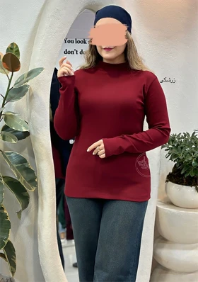 بلوز یقه گرد بلکا