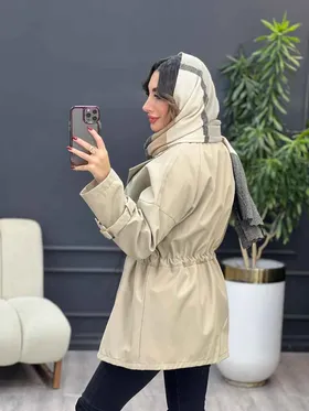بارانی کمرگت دو دکمه