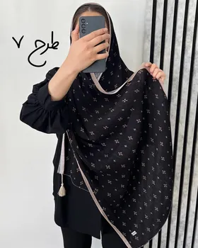 شال پلیسه طرحدار وارداتی 4054
