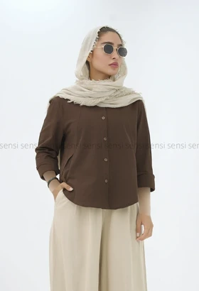 شومیز لینن رنگی