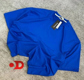 بیسیک آبی 💙 مردانه | استایل لش باکسی پارچه ماکان | تیشرت بیسیک آبی 💙 مردانه | استایل لش باکسی پارچه ماکان کد 5963
