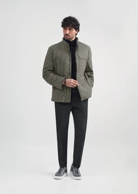 کاپشن تک جیب Quilted