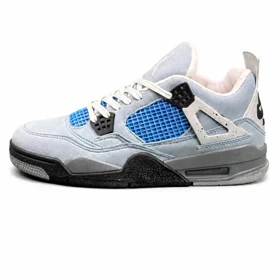 کفش کتانی مردانه مدل جردن4 آبی روشن Jordan 4