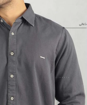 پیراهن مردانه آستین بلند کتان 5238