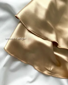 پیراهن ساتن پشت بندی