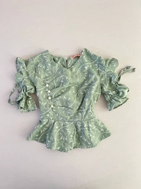 پیراهن دخترانه مروارید کاری ترک 20054