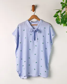 شومیز یقه کرواتی زنانه 0526