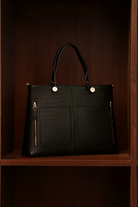 کیف زنانه دوجیب چرم طبیعی