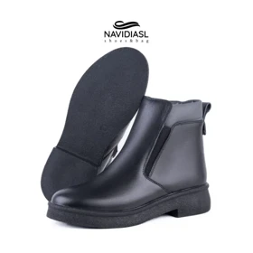 نیم بوت زنانه چرم کد 2028012