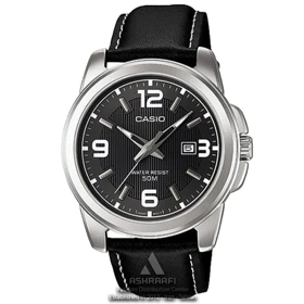 ساعت اورجینال کاسیو بند چرمی Casio MTP-1314L-8AV
