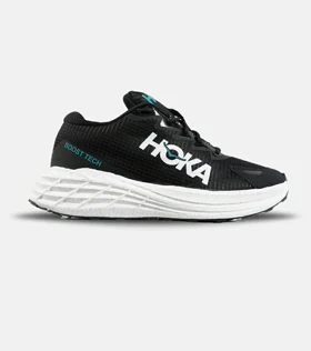 کفش کتانی مشکی سفید آبی HOKA