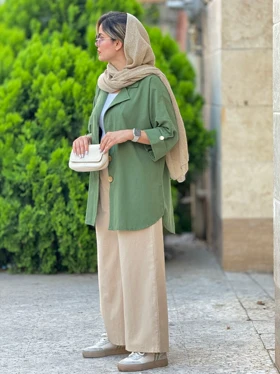 شلوار لینن مهسا