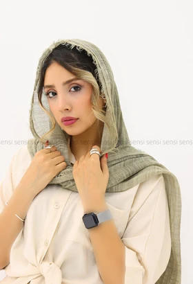 شال ساده کنفی