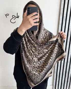 شال مخمل طرحدار 4052